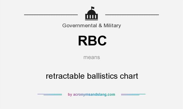 What does RBC mean? It stands for retractable ballistics chart