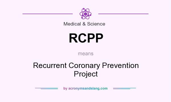 What does RCPP mean? It stands for Recurrent Coronary Prevention Project