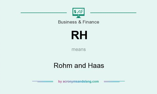 What does RH mean? It stands for Rohm and Haas