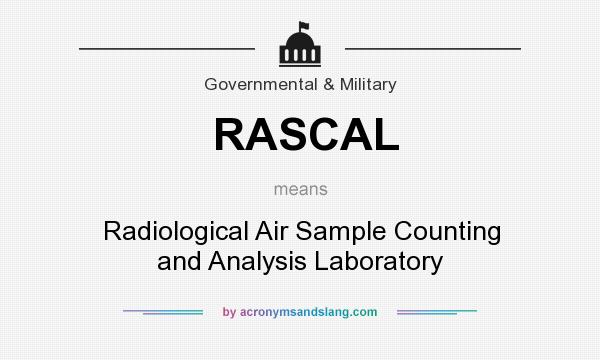 What does RASCAL mean? It stands for Radiological Air Sample Counting and Analysis Laboratory
