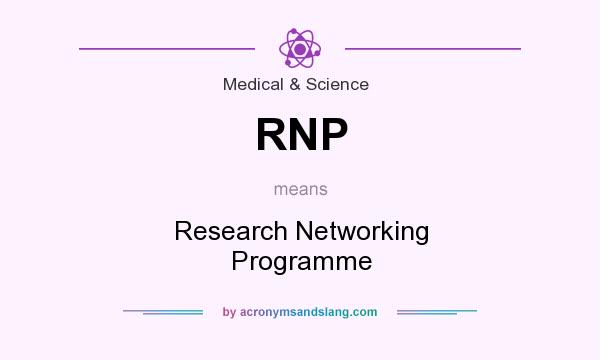What does RNP mean? It stands for Research Networking Programme