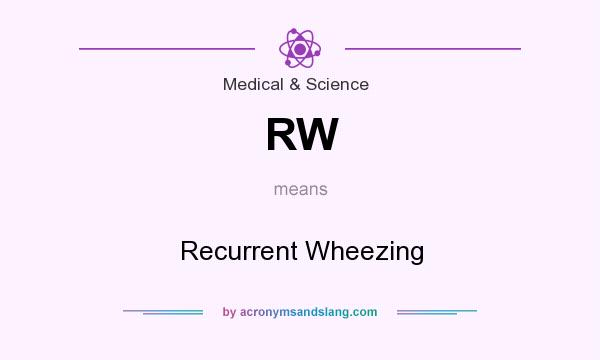 What does RW mean? It stands for Recurrent Wheezing