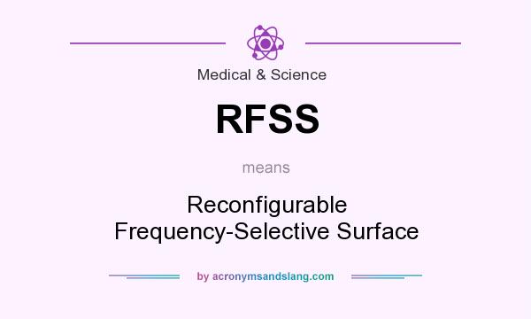 What does RFSS mean? It stands for Reconfigurable Frequency-Selective Surface