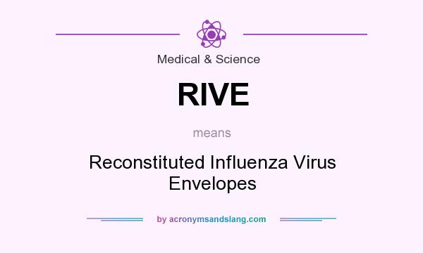 What does RIVE mean? It stands for Reconstituted Influenza Virus Envelopes