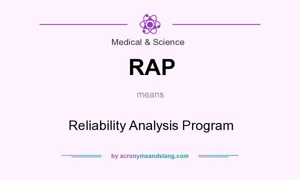 What does RAP mean? It stands for Reliability Analysis Program