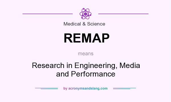 What does REMAP mean? It stands for Research in Engineering, Media and Performance