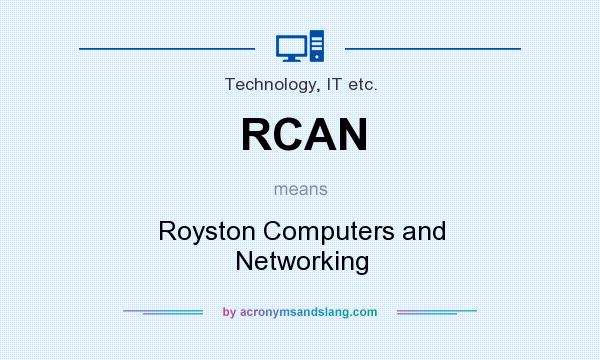 What does RCAN mean? It stands for Royston Computers and Networking