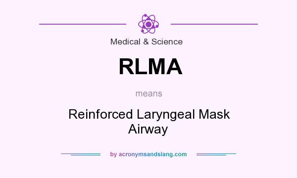 What does RLMA mean? It stands for Reinforced Laryngeal Mask Airway