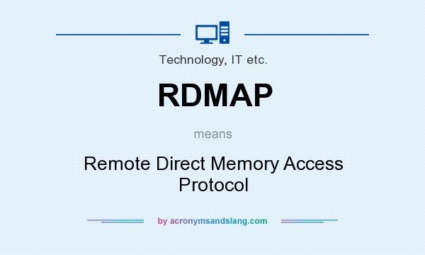 What does RDMAP mean? It stands for Remote Direct Memory Access Protocol
