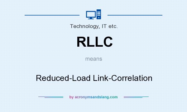 What does RLLC mean? It stands for Reduced-Load Link-Correlation