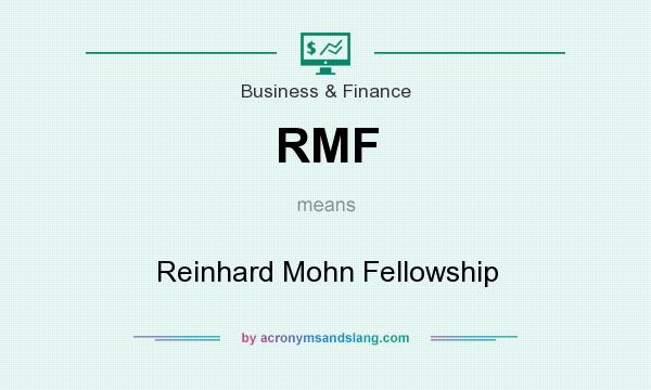 What does RMF mean? It stands for Reinhard Mohn Fellowship