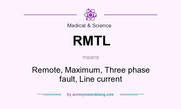 What does RMTL mean? It stands for Remote, Maximum, Three phase fault, Line current