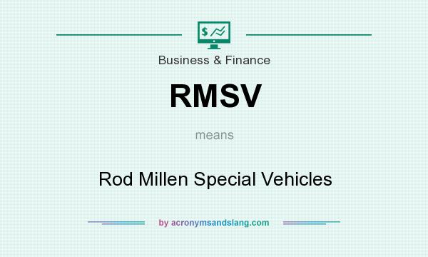 What does RMSV mean? It stands for Rod Millen Special Vehicles