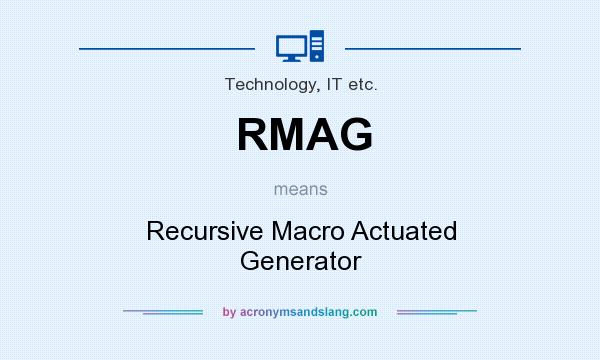 What does RMAG mean? It stands for Recursive Macro Actuated Generator