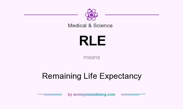 What does RLE mean? It stands for Remaining Life Expectancy