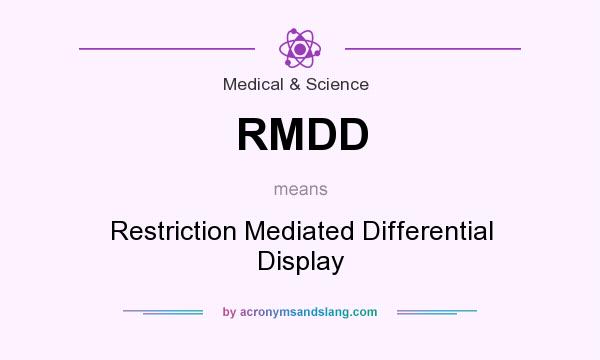 What does RMDD mean? It stands for Restriction Mediated Differential Display