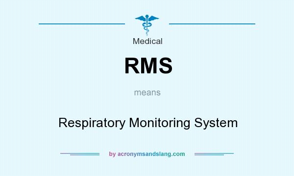 What does RMS mean? It stands for Respiratory Monitoring System