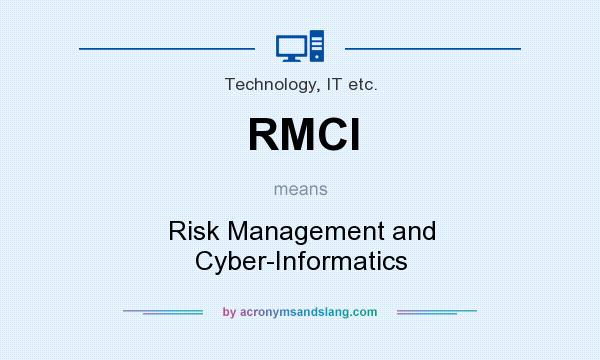 What does RMCI mean? It stands for Risk Management and Cyber-Informatics