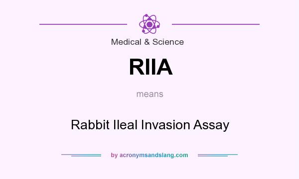 What does RIIA mean? It stands for Rabbit Ileal Invasion Assay