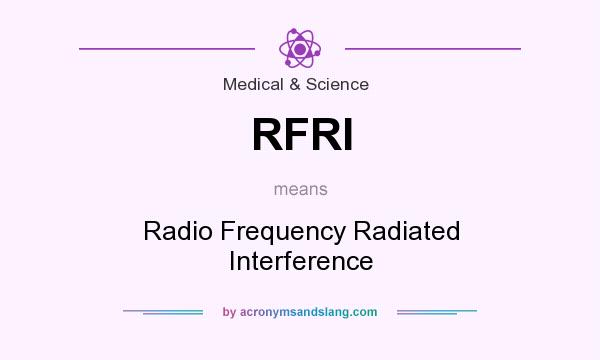 What does RFRI mean? It stands for Radio Frequency Radiated Interference