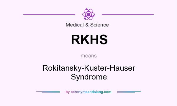 What does RKHS mean? It stands for Rokitansky-Kuster-Hauser Syndrome