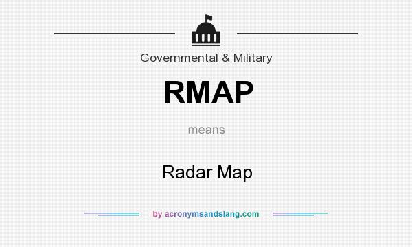 What does RMAP mean? It stands for Radar Map