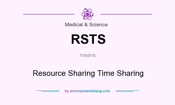 What does RSTS mean? It stands for Resource Sharing Time Sharing