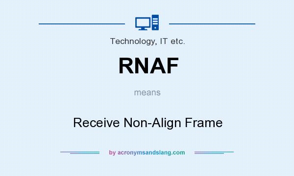 What does RNAF mean? It stands for Receive Non-Align Frame