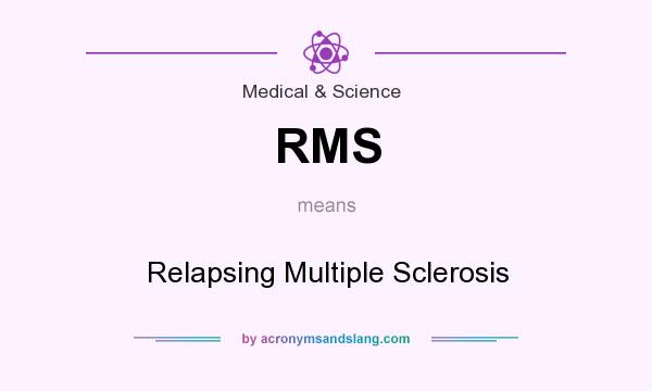 What does RMS mean? It stands for Relapsing Multiple Sclerosis