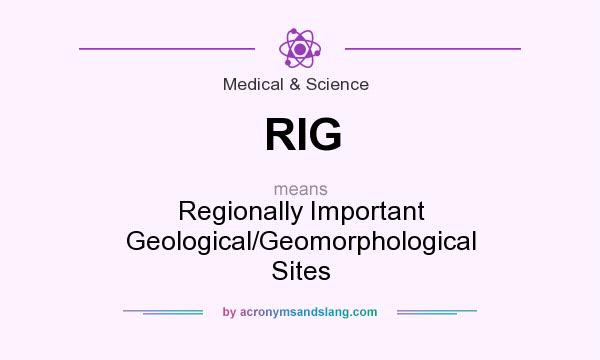 What does RIG mean? It stands for Regionally Important Geological/Geomorphological Sites