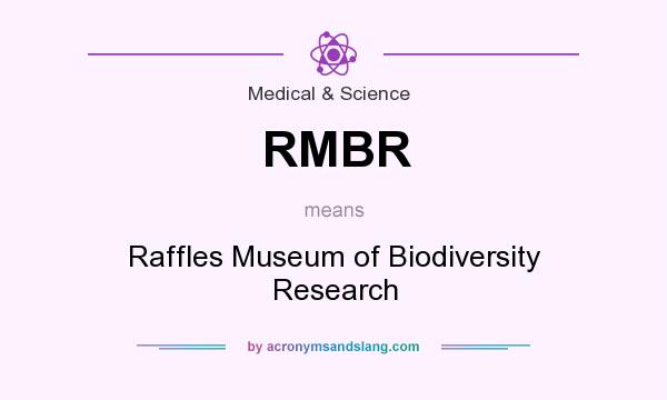 What does RMBR mean? It stands for Raffles Museum of Biodiversity Research