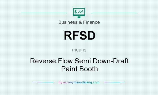 What does RFSD mean? It stands for Reverse Flow Semi Down-Draft Paint Booth