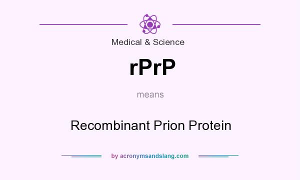 What does rPrP mean? It stands for Recombinant Prion Protein