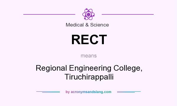 What does RECT mean? It stands for Regional Engineering College, Tiruchirappalli