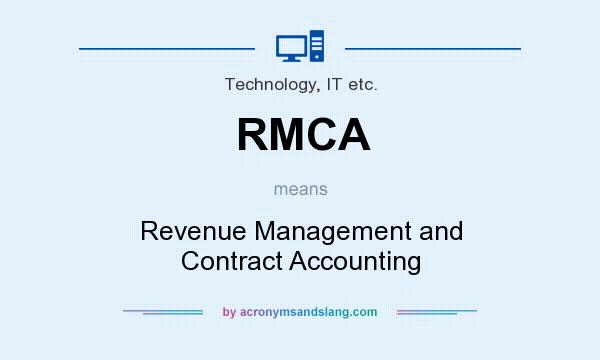 What does RMCA mean? It stands for Revenue Management and Contract Accounting