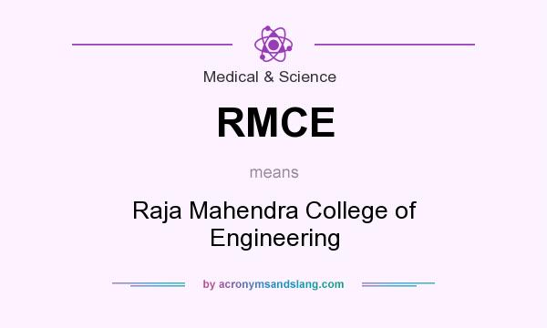 What does RMCE mean? It stands for Raja Mahendra College of Engineering