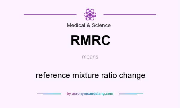 What does RMRC mean? It stands for reference mixture ratio change