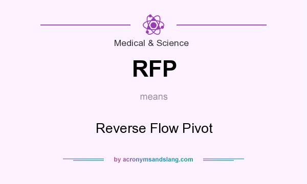 What does RFP mean? It stands for Reverse Flow Pivot
