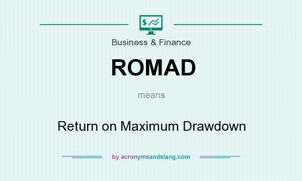 What does ROMAD mean? It stands for Return on Maximum Drawdown