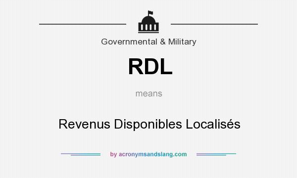 What does RDL mean? It stands for Revenus Disponibles Localisés
