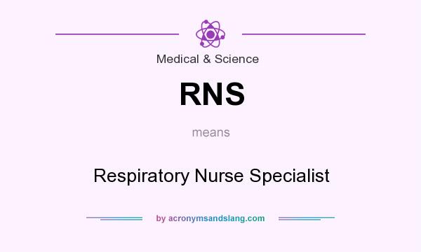 What does RNS mean? It stands for Respiratory Nurse Specialist