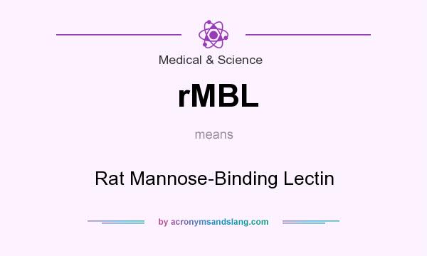 What does rMBL mean? It stands for Rat Mannose-Binding Lectin