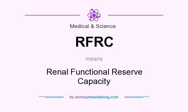 What does RFRC mean? It stands for Renal Functional Reserve Capacity