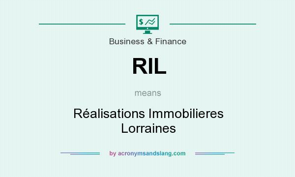 What does RIL mean? It stands for Réalisations Immobilieres Lorraines