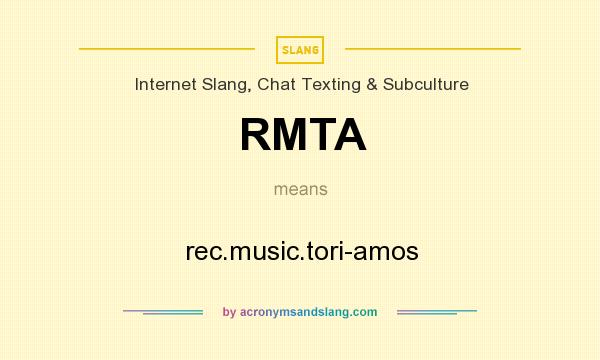 What does RMTA mean? It stands for rec.music.tori-amos
