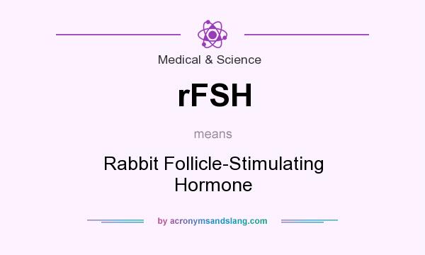 What does rFSH mean? It stands for Rabbit Follicle-Stimulating Hormone