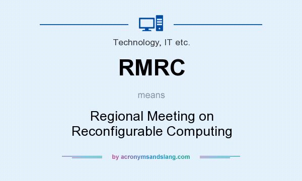 What does RMRC mean? It stands for Regional Meeting on Reconfigurable Computing