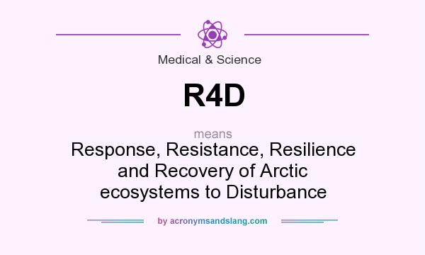 What does R4D mean? It stands for Response, Resistance, Resilience and Recovery of Arctic ecosystems to Disturbance