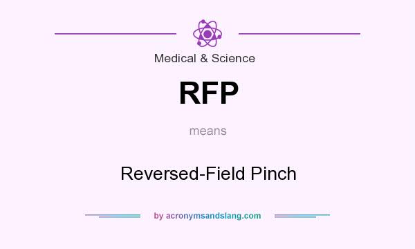 What does RFP mean? It stands for Reversed-Field Pinch