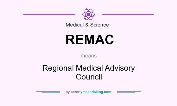 What does REMAC mean? It stands for Regional Medical Advisory Council
